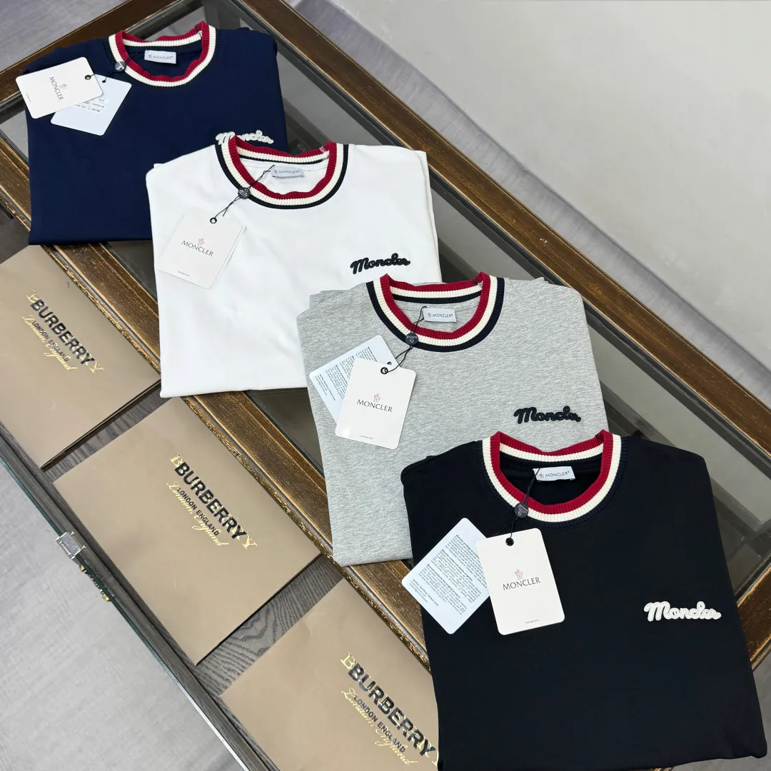 C✨MON*CLER 26 New Arrival T ～ Same Style～ Premium ！Premium ， ， ， ， ， ， ， ， ， ！！ ：Black White Royal Blue Gray Size：XS S M L（OS ）